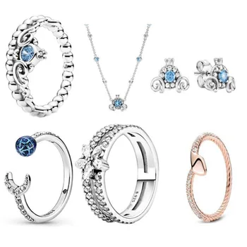 925 Sterling Silver Jewelry Blue rings Wedding Gifts For Women Fine Jewelry
925 Sterling Silver Jewelry Blue rings Wedding Gifts For Women Fine Jewelry