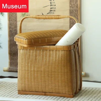 Bamboo Weaving Tea Set Accept Box Spirit Book Tea Chest Handbag Tea Box Chinese Style Modern Bamboo Package Accept Basket Zen
Bamboo Weaving Tea Set Accept Box Spirit Book Tea Chest Handbag Tea Box Chinese Style Modern Bamboo Package Accept Basket Zen