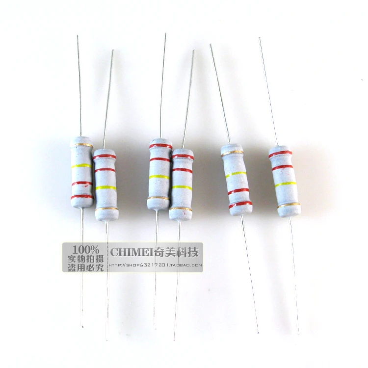 Free Delivery. Carbon film resistor 2 w 220 k, a pack of 100 = 8 yuan color ring resistance oxidation
Free Delivery. Carbon film resistor 2 w 220 k, a pack of 100 = 8 yuan color ring resistance oxidation