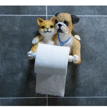 Cute Cat Dog Wall Hanging Towel Holder Figurines Tissue Towel Toilet Tissue Box Home Restaurant Resin Crafts Decoration R2034
Cute Cat Dog Wall Hanging Towel Holder Figurines Tissue Towel Toilet Tissue Box Home Restaurant Resin Crafts Decoration R2034
