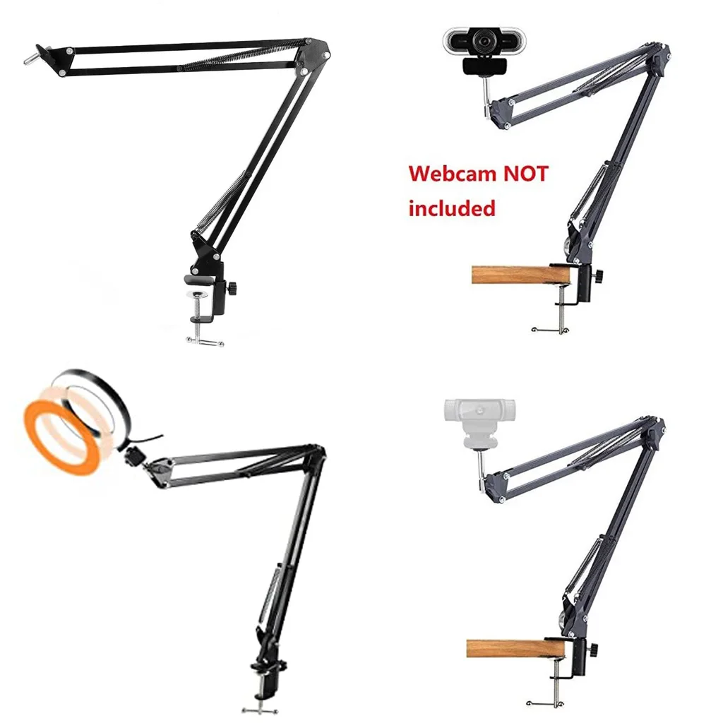 Adjustable Flexible Desk Mount Clamp for Logitech Webcam C922 C930E C930 C920 Suspension Scissor Tripod Mount Arm Holder Stand
Adjustable Flexible Desk Mount Clamp for Logitech Webcam C922 C930E C930 C920 Suspension Scissor Tripod Mount Arm Holder Stand