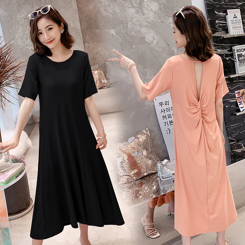 2019 Summer Wear New Style Summer Wear Summer Skirt Mid-length Pregnancy Fashion Backless Dress Short Sleeve
2019 Summer Wear New Style Summer Wear Summer Skirt Mid-length Pregnancy Fashion Backless Dress Short Sleeve