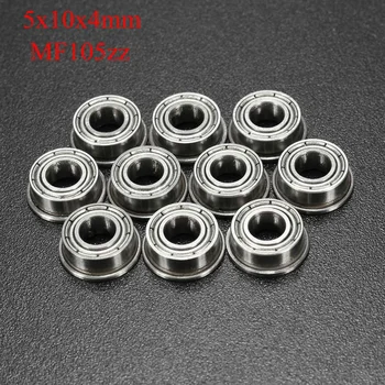 10pcs 5x10x4mm Mini Bearings Metal MF105zz Double Shielded Flanged Ball Bearings Miniature Ball Bearing 
10pcs 5x10x4mm Mini Bearings Metal MF105zz Double Shielded Flanged Ball Bearings Miniature Ball Bearing