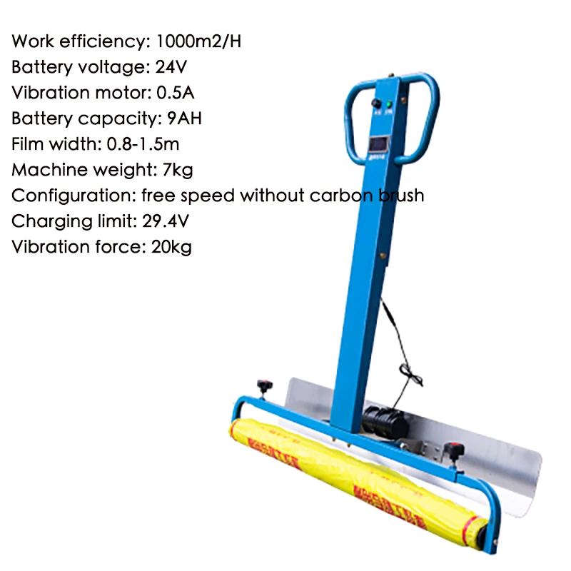 Variable speed high configuration digital display dual-battery concrete vibrating flat laminating machine
Variable speed high configuration digital display dual-battery concrete vibrating flat laminating machine