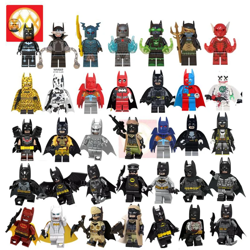 DC Multiverse Batman Who Laughs Collection Knightmare Akham Joker Samurai Batman Darts Costume Red Death Building Blocks Toys
DC Multiverse Batman Who Laughs Collection Knightmare Akham Joker Samurai Batman Darts Costume Red Death Building Blocks Toys