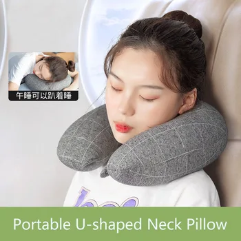 U-shaped Pillow Neck Cervical Pillow Lattice Foam Particle Neck Pillow Travel Accessories Comfortable Pillows Sleep Home Textile
U-shaped Pillow Neck Cervical Pillow Lattice Foam Particle Neck Pillow Travel Accessories Comfortable Pillows Sleep Home Textile