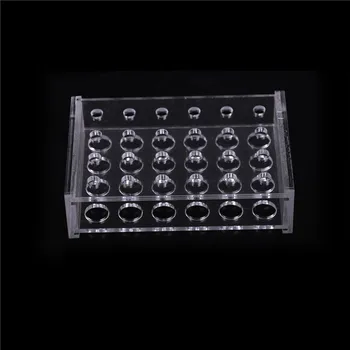 Plastic 24 Holes 1.5ml Clear Centrifugal Test Tube Test Tubing Rack Holder 11mm Dia School Supply Lab Equipment
Plastic 24 Holes 1.5ml Clear Centrifugal Test Tube Test Tubing Rack Holder 11mm Dia School Supply Lab Equipment