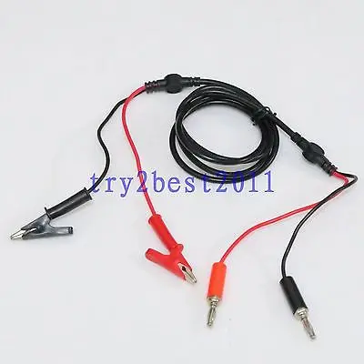 DHL/EMS 50 Sets 53mm Alligator clip to IC Grabbers Probes banana Test Probe Cable Leads 100CM -C1
DHL/EMS 50 Sets 53mm Alligator clip to IC Grabbers Probes banana Test Probe Cable Leads 100CM -C1
