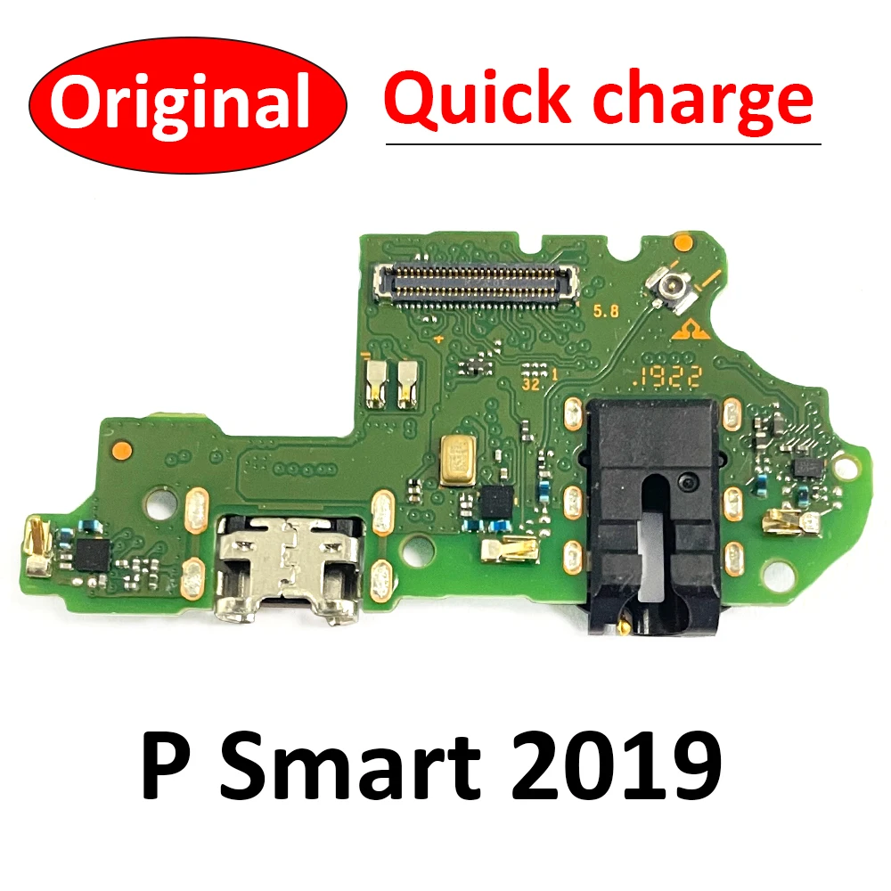 Оригинальный разъем для док-станции Huawei P Smart 2019 Micro USB зарядки гибкий кабель