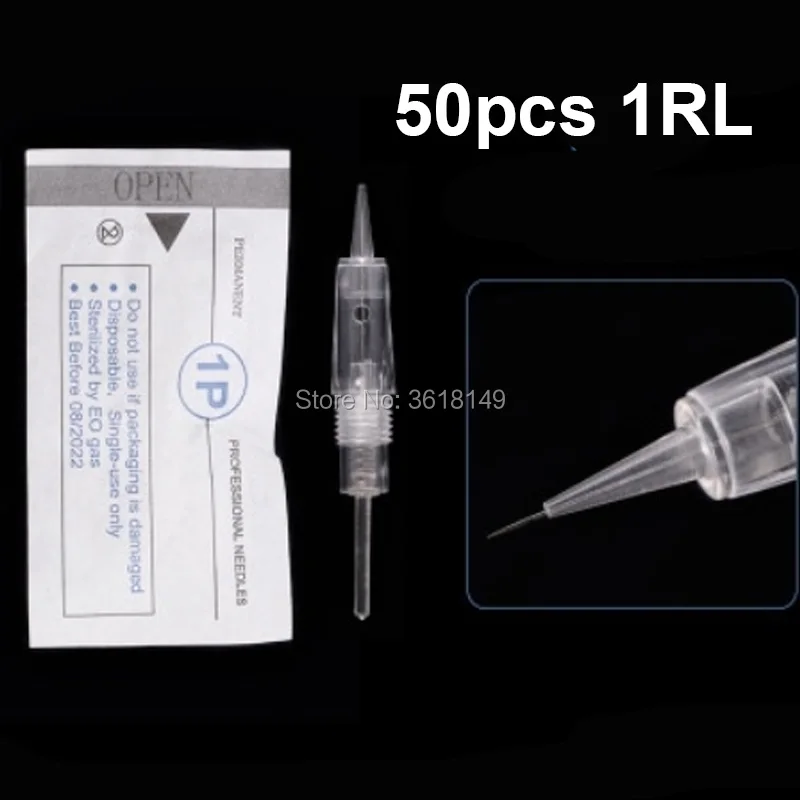50pcs Tattoo Needles Cartridge 1R for Charmant Permanent Makeup Machine Pen Charme Microblading Eyebrow Lips Cartridge Needles
50pcs Tattoo Needles Cartridge 1R for Charmant Permanent Makeup Machine Pen Charme Microblading Eyebrow Lips Cartridge Needles