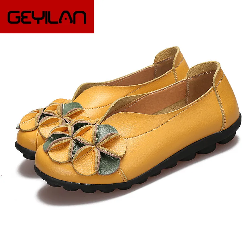 New Flower Women Shoes Genuine Leather Loafers Fashion Slip On Shallow Flats Shoes Casual Mother Nurse Big Size Shoes
New Flower Women Shoes Genuine Leather Loafers Fashion Slip On Shallow Flats Shoes Casual Mother Nurse Big Size Shoes