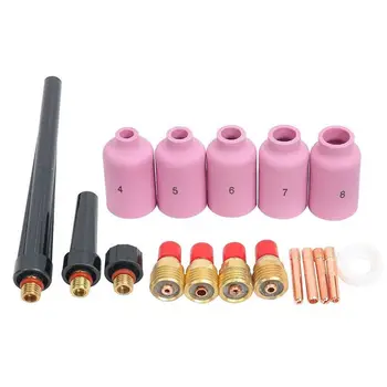 16 PCS Gas Lens Welding Torch Stubby Kit Tool For Tig Wp-9/20/25 Series 0.04-1/8 inch
16 PCS Gas Lens Welding Torch Stubby Kit Tool For Tig Wp-9/20/25 Series 0.04-1/8 inch