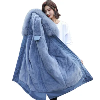 2020 Cotton Liner Coat And Waterproof Jacket Women Plus Size Slim Long Coat Female Winter Big Fur Hooded Parka Mujer Coats Hood
2020 Cotton Liner Coat And Waterproof Jacket Women Plus Size Slim Long Coat Female Winter Big Fur Hooded Parka Mujer Coats Hood