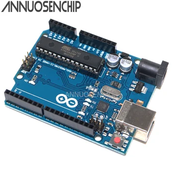 UNO R3 I/O ISP 3.3V 5V ATmega328P Development MEGA328P ATMEGA16U2 Board For Arduino Module Compatible With USB Cable
UNO R3 I/O ISP 3.3V 5V ATmega328P Development MEGA328P ATMEGA16U2 Board For Arduino Module Compatible With USB Cable