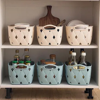 Plastic Storage Basket Cosmetic Sundries Storage Box Toy Snack Case Makeup Organizer Hollow Bath Baskets Closet Organizer
Plastic Storage Basket Cosmetic Sundries Storage Box Toy Snack Case Makeup Organizer Hollow Bath Baskets Closet Organizer