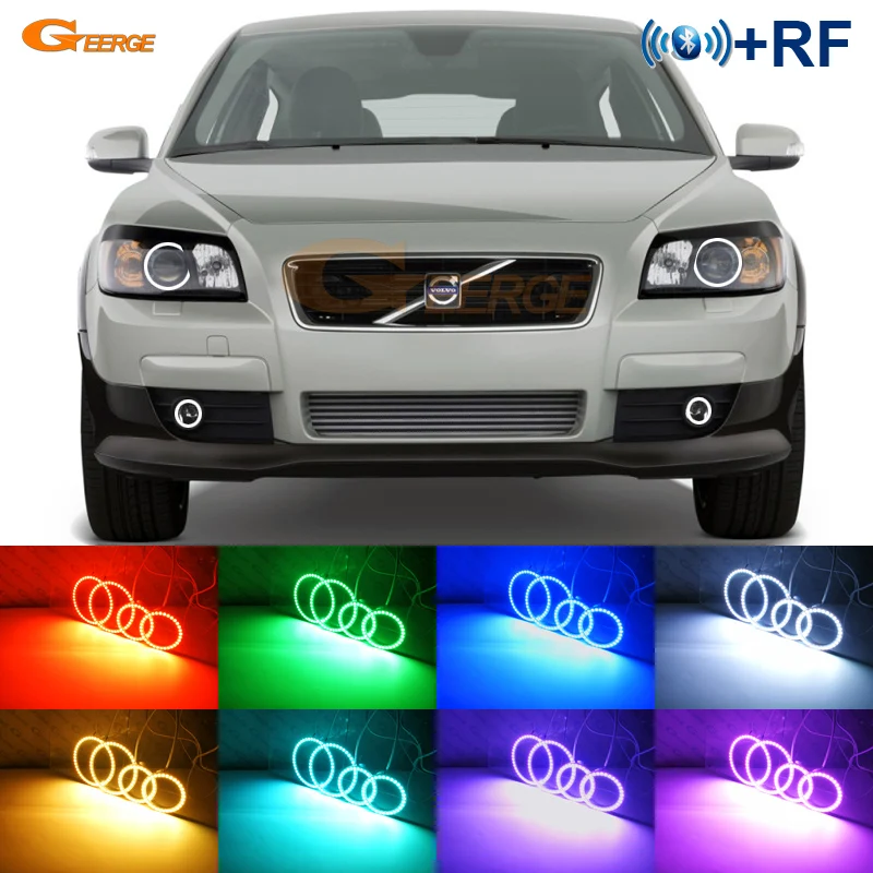 RF remote Bluetooth APP Multi-Color RGB LED Angel Eyes kit For Volvo C30 2006 2007 2008 2009 pre Facelift headlight fog light
RF remote Bluetooth APP Multi-Color RGB LED Angel Eyes kit For Volvo C30 2006 2007 2008 2009 pre Facelift headlight fog light
