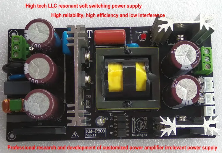 P800 LLC Soft Switching Power Supply 800W Power Board High Power Digital Amplifier Class A Power Amplifier
P800 LLC Soft Switching Power Supply 800W Power Board High Power Digital Amplifier Class A Power Amplifier