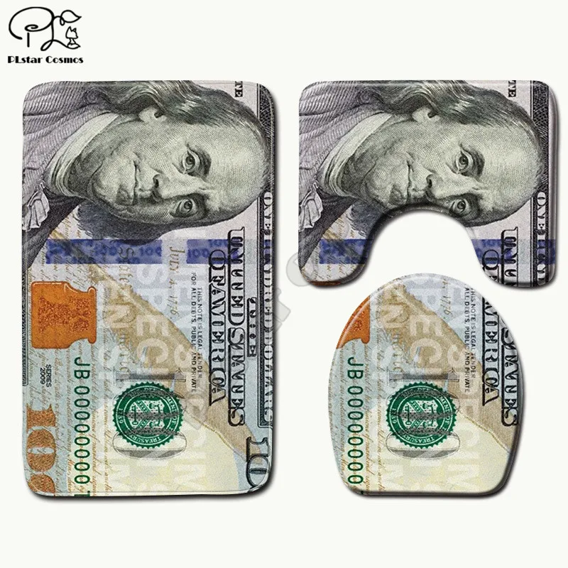 Dollar money pattern Cartoon funny 3D printed Bathroom Pedestal Rug Lid Toilet Cover Bath Mat Set drop shipping style-3
Dollar money pattern Cartoon funny 3D printed Bathroom Pedestal Rug Lid Toilet Cover Bath Mat Set drop shipping style-3