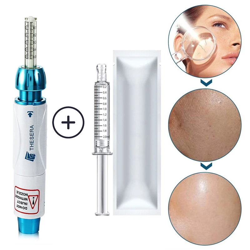 meso Hyaluronic pen set Verstuiver Mesotherapy Gun injection thesera pen with 2ml lip filler for Anti Wrinkle Lifting lip
meso Hyaluronic pen set Verstuiver Mesotherapy Gun injection thesera pen with 2ml lip filler for Anti Wrinkle Lifting lip