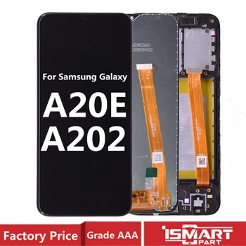 OEM For Samsung Galaxy A20e LCD Display Touch Screen Digitizer Assembly with Frame A202 A202F Replacement
OEM For Samsung Galaxy A20e LCD Display Touch Screen Digitizer Assembly with Frame A202 A202F Replacement