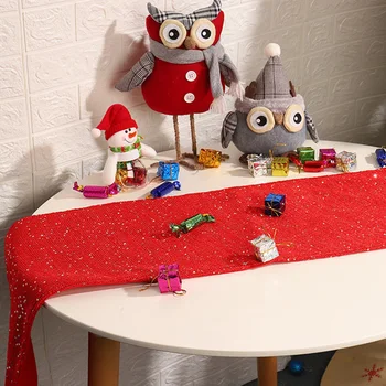 Christmas Table Runner Red Feastival Wedding Party Christmas Banquet Decoration Tablecloth With Sequins For Dinner
Christmas Table Runner Red Feastival Wedding Party Christmas Banquet Decoration Tablecloth With Sequins For Dinner