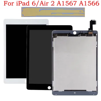5 Pcs New original For iPad Air 2 For iPad 6 A1567 A1566 LCD Display Touch Screen Digitizer Assembly White & Black+adhesive+DHL
5 Pcs New original For iPad Air 2 For iPad 6 A1567 A1566 LCD Display Touch Screen Digitizer Assembly White & Black+adhesive+DHL