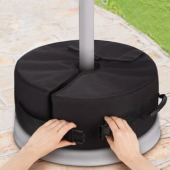 Outdoor Strong Black Camping Beach Party Weight Bag Umbrella Base Firm Weight Bags Empty Round Patio Sunshade Gravity Base
Outdoor Strong Black Camping Beach Party Weight Bag Umbrella Base Firm Weight Bags Empty Round Patio Sunshade Gravity Base