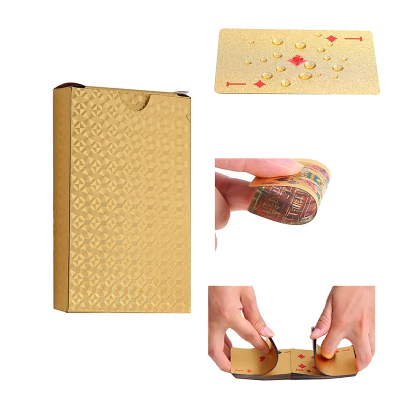 36PCS Russia Poker Card 24K Golden Foil Plastic Playing Cards Waterproof Durable Poker Cards Game PVC Cards
36PCS Russia Poker Card 24K Golden Foil Plastic Playing Cards Waterproof Durable Poker Cards Game PVC Cards