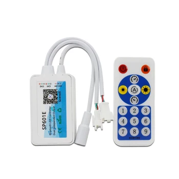 WS2812B WS2811 Music Controller SP601E Built In Mic Dual Signal Addressable Pixels LED RGB Strip Light IOS/Android App DC5V-24V
WS2812B WS2811 Music Controller SP601E Built In Mic Dual Signal Addressable Pixels LED RGB Strip Light IOS/Android App DC5V-24V