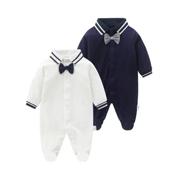 Newborn Infant Baby Boys Romper Clothes Autumn Gentlemen Style Toddler Long Sleeve Jumpsuits Pajamas One Pieces Children Outfits 
Newborn Infant Baby Boys Romper Clothes Autumn Gentlemen Style Toddler Long Sleeve Jumpsuits Pajamas One Pieces Children Outfits