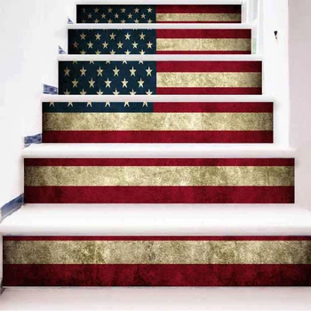 6Pcs/Set 3D Stars And Stripes Stairs Stickers PVC Home Decoration Trap Renovatie Stair Stickers Waterproof Removable
6Pcs/Set 3D Stars And Stripes Stairs Stickers PVC Home Decoration Trap Renovatie Stair Stickers Waterproof Removable