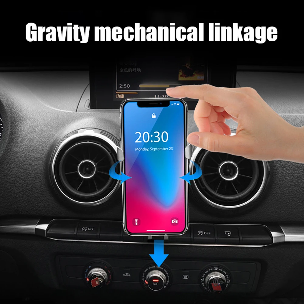 Car Phone Holder Interior Auto Accessories Air Vent Gravity Linkage Phone Holder Auto Lock Car Stand Mount for -BMW E90
Car Phone Holder Interior Auto Accessories Air Vent Gravity Linkage Phone Holder Auto Lock Car Stand Mount for -BMW E90
