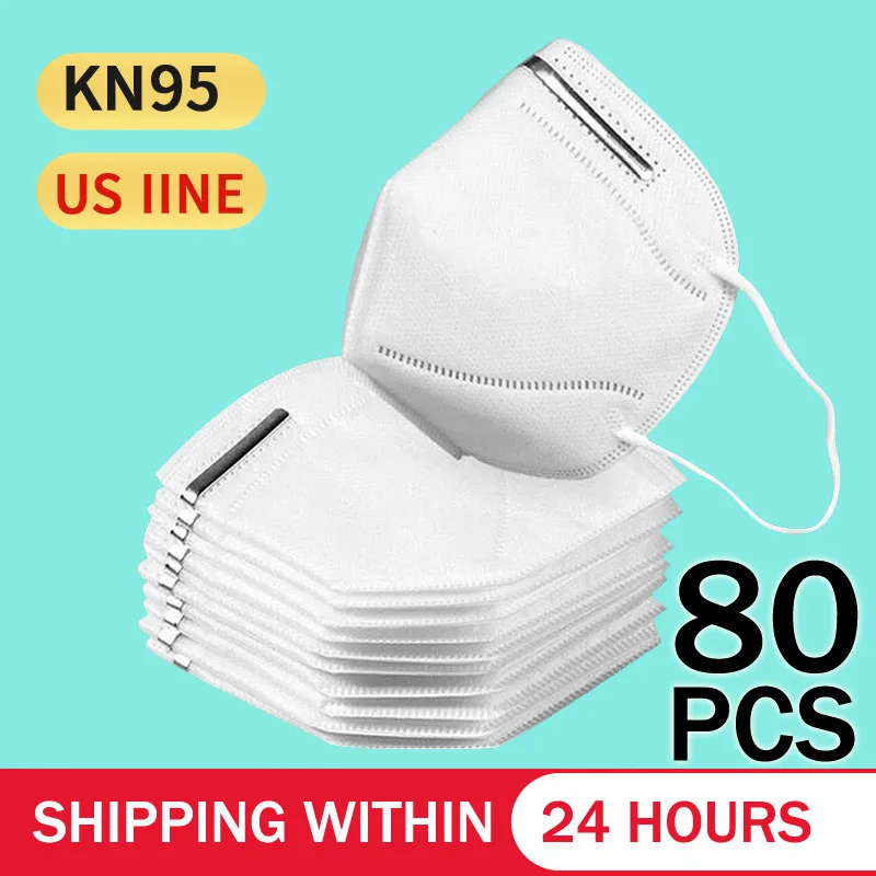 80PCS N95 Mask Mouth Face Mask Dust KN95 Masks PM2.5 Anti-fog Protective Respirator Reusabl
80PCS N95 Mask Mouth Face Mask Dust KN95 Masks PM2.5 Anti-fog Protective Respirator Reusabl