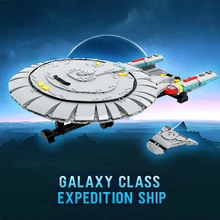Space Treks 2360s Galaxy-class Explorer Spaceship Spacecraft Buliding Block Airship Bricks High-tech Construction Toys for Boys
Space Treks 2360s Galaxy-class Explorer Spaceship Spacecraft Buliding Block Airship Bricks High-tech Construction Toys for Boys