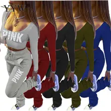 2 piece Set Women Solid Color Autumn Tracksuits High Waist Stretchy Sportswear Crop Tops Leggings Matching Pleated Loose Outfits 
2 piece Set Women Solid Color Autumn Tracksuits High Waist Stretchy Sportswear Crop Tops Leggings Matching Pleated Loose Outfits