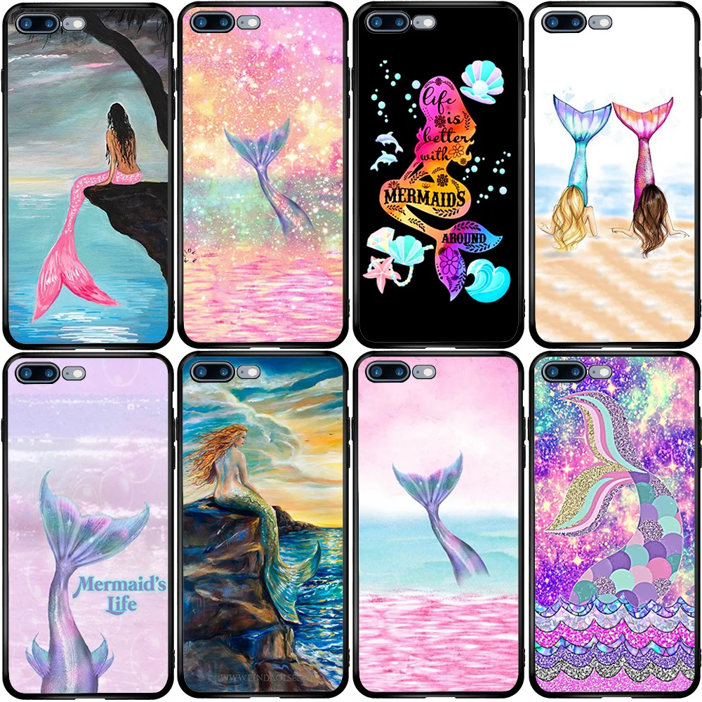 Cover Case for Xiaomi Redmi Note 10 9 9S 9A 8 8T 7 6 7A 6A 5A 5 A1 A2 A3 Pro Max Plus Одеяло хвост русалки | Мобильные