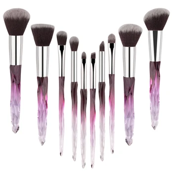 10pcs Makeup Brush Soft Type Cosmetic Face Powder Foundation Brushes Synthetic Hair Crystal Handle High Quality gift Makeup set
10pcs Makeup Brush Soft Type Cosmetic Face Powder Foundation Brushes Synthetic Hair Crystal Handle High Quality gift Makeup set