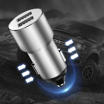 100pcs Original high quality Mini Car Charger Fast charging Dual USB Quick charge Max 5V/2.4A Metal Style hot sale factory cheap 
100pcs Original high quality Mini Car Charger Fast charging Dual USB Quick charge Max 5V/2.4A Metal Style hot sale factory cheap