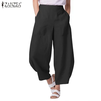 Women Wide Leg Pants ZANZEA 2020 Summer Female Casual Side Zipper Up Pants Women's Long Trousers Plus Size Bottom Pantalon Femme
Women Wide Leg Pants ZANZEA 2020 Summer Female Casual Side Zipper Up Pants Women's Long Trousers Plus Size Bottom Pantalon Femme
