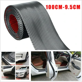 Double Side Tap PVC Waterproof Carbon Fiber Style Scuff Plate Door Sill Cover Threshold Step Guard For Cars Trucks SUV 100x9.5cm
Double Side Tap PVC Waterproof Carbon Fiber Style Scuff Plate Door Sill Cover Threshold Step Guard For Cars Trucks SUV 100x9.5cm