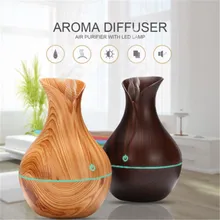 Household 130ml Wood Ultrasonic Humidifier USB Essential Oil Diffuser Aroma Aromatherapy Mist Maker With Colorful LED Light
Household 130ml Wood Ultrasonic Humidifier USB Essential Oil Diffuser Aroma Aromatherapy Mist Maker With Colorful LED Light