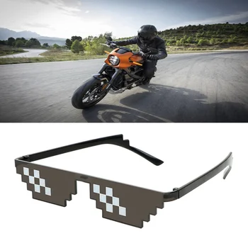 Motocycle Sunglasses UV Protection 3/6 Bit MLG Pixelated Sunglasses Motocross Bike Racing Glasses Mosaic Vintage Eyewear
Motocycle Sunglasses UV Protection 3/6 Bit MLG Pixelated Sunglasses Motocross Bike Racing Glasses Mosaic Vintage Eyewear