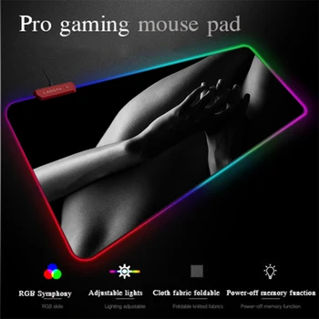 Yuzuoan Mermaid Line HD LED Backlit Large RGB Gaming Mouse Pad Comfortable Control Keyboard Computer Mat Locking-Edge Desk Mat
Yuzuoan Mermaid Line HD LED Backlit Large RGB Gaming Mouse Pad Comfortable Control Keyboard Computer Mat Locking-Edge Desk Mat