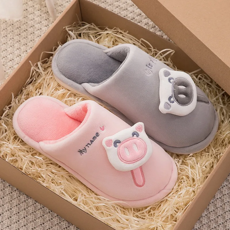 Winter Warm Slippers Indoor Home Shoes Cotton Slipper Lovely Pig Home Floor Soft Stripe Slippers Female Shoes Buty Damskie
Winter Warm Slippers Indoor Home Shoes Cotton Slipper Lovely Pig Home Floor Soft Stripe Slippers Female Shoes Buty Damskie