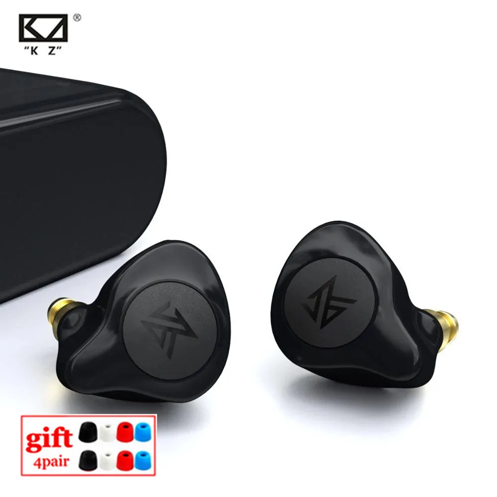 KZ S2 1DD+1BA Hybrid TWS True Wireless Bluetooth v5.0 Earphones Game Earbuds Touch Control Noise Cancelling Sport Headset | Электроника