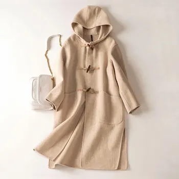 Cthink 2019 Winter Hooded Long Wool Women's Coat Loose Fashion Plus Size More Than 98% Wool Coat Stylish Casual Oversized Coat
Cthink 2019 Winter Hooded Long Wool Women's Coat Loose Fashion Plus Size More Than 98% Wool Coat Stylish Casual Oversized Coat