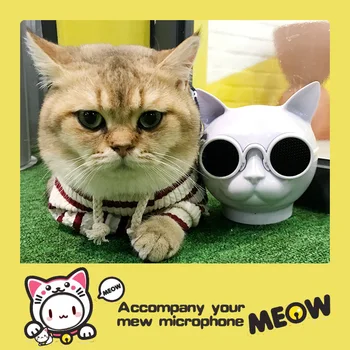 SULEIYI T8 Bluetooth Speaker Cool Glasses Cat Hifi Stereo Soundbar Portable Built-in Microphone Subwoofer Support TF Card Pet
SULEIYI T8 Bluetooth Speaker Cool Glasses Cat Hifi Stereo Soundbar Portable Built-in Microphone Subwoofer Support TF Card Pet