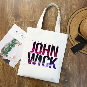 John Wick New Female Hot Selling Fashion Handbag Canvas Tote Ladies Casual Shoulder Bag Reusable Shopping Bags
John Wick New Female Hot Selling Fashion Handbag Canvas Tote Ladies Casual Shoulder Bag Reusable Shopping Bags