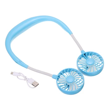 1PC Mini Neck Hanging Fan Portable Wearable Neckband Cooler Dual Cooling USB Rechargeable 4 Colors For Outdoor Travel Sport Fans
1PC Mini Neck Hanging Fan Portable Wearable Neckband Cooler Dual Cooling USB Rechargeable 4 Colors For Outdoor Travel Sport Fans