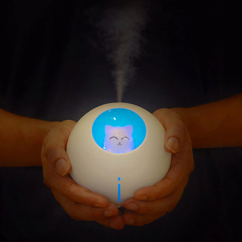 Two-in-one Humidifier Night Light Planet Cat Humidifier USB Cute Pet Multi-function Desktop Mute Moisturizing Humidifier Light
Two-in-one Humidifier Night Light Planet Cat Humidifier USB Cute Pet Multi-function Desktop Mute Moisturizing Humidifier Light